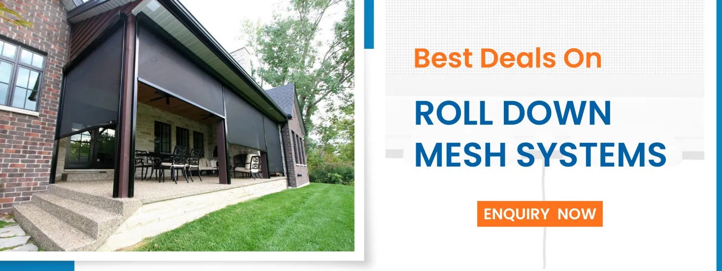 Roll Down Mesh Systems Manufacturer and Supplier in Gurgaon